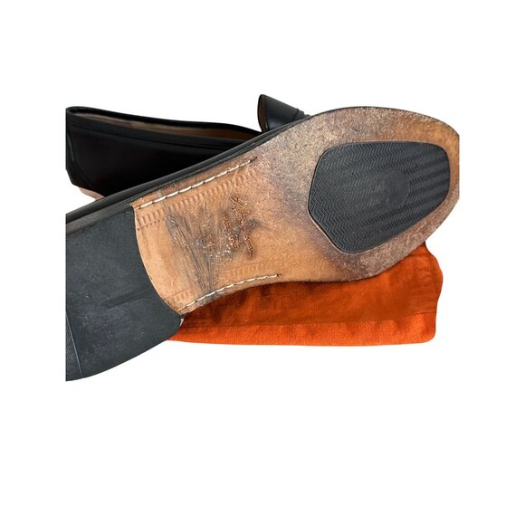 MARTIN DINGMAN Mens Black Leather Dress Shoes Sz 11.5 with storage bag - Picture 6 of 8